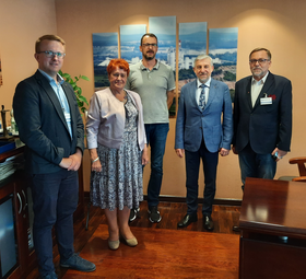 Representatives of national authorities of "Budowlani" Trade Union visited Dyckerhoff Polska Sp. z o.o.
